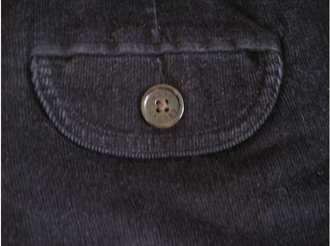 Pantaloncini in velluto blu Marc by Marc Jacobs - vista 6