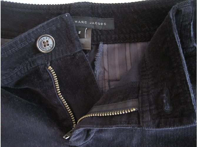 Pantaloncini in velluto blu Marc by Marc Jacobs - vista 8