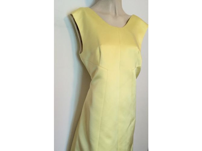 Autre Marque Vestido mini de seda amarillo Aquascutum - vista 12