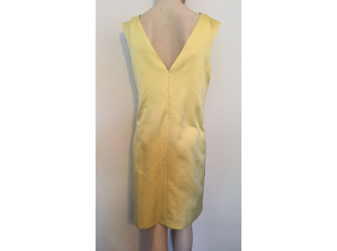 Autre Marque Vestido mini de seda amarillo Aquascutum - vista 13