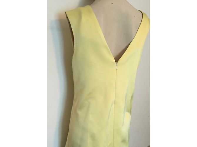 Autre Marque Vestido mini de seda amarillo Aquascutum - vista 14