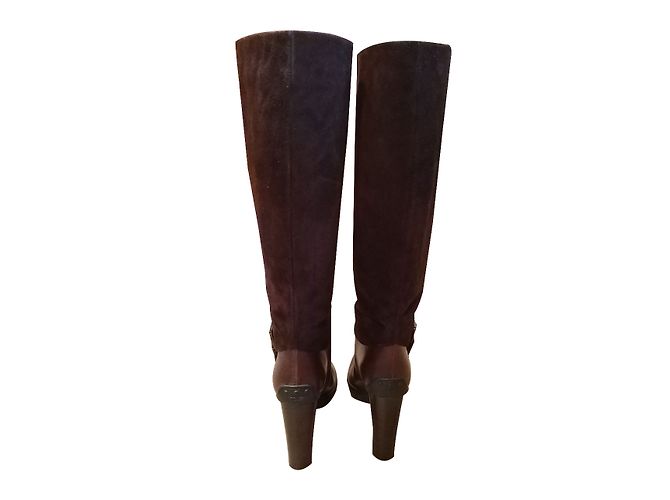 Botas Tod's de piel de ciervo marrón 40 Castaño - vista 2