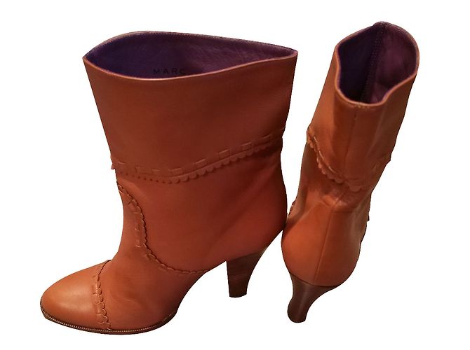 Marc Jacobs Ankle Boots Caramel Leather 39.5 - view 2