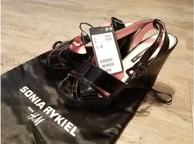 Sonia Rykiel pour H&M Muli cuneo Nero - vista 3