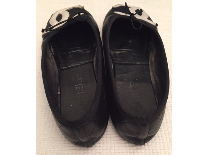 Chanel Bailarinas Negro - vista 12