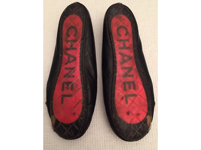 Chanel Bailarinas Negro - vista 13