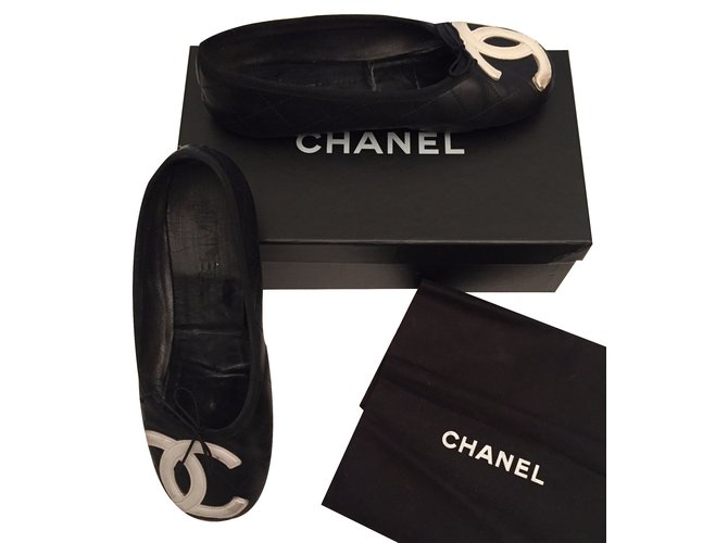 Chanel Bailarinas Negro - vista 2