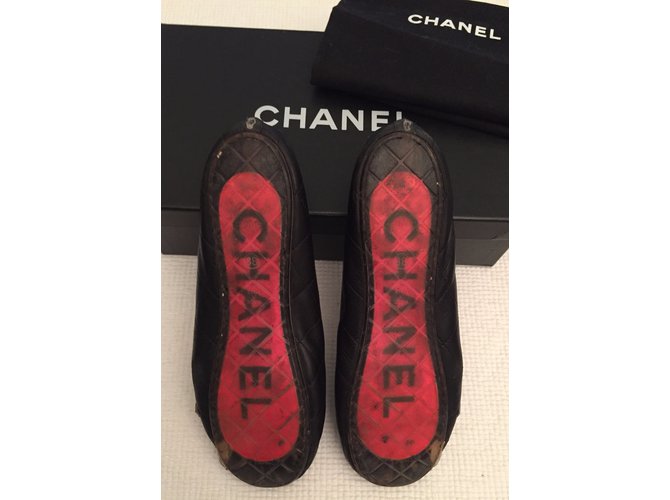 Chanel Bailarinas Negro - vista 9