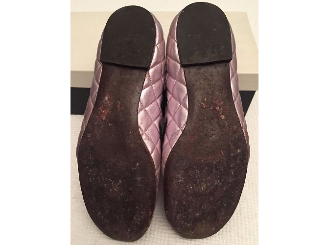 Marc Jacobs Ballerinas aus Leder rosa Pink - Ansicht 10