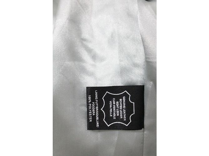 Autre Marque Chaqueta de cuero negra Degré 7 Duvillard con capucha desmontable Negro - vista 9