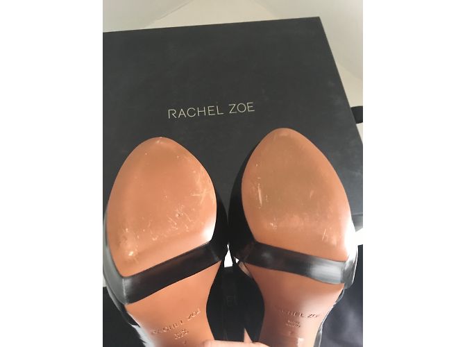 Botines Rachel Zoe de piel negra con plataforma Negro - vista 5