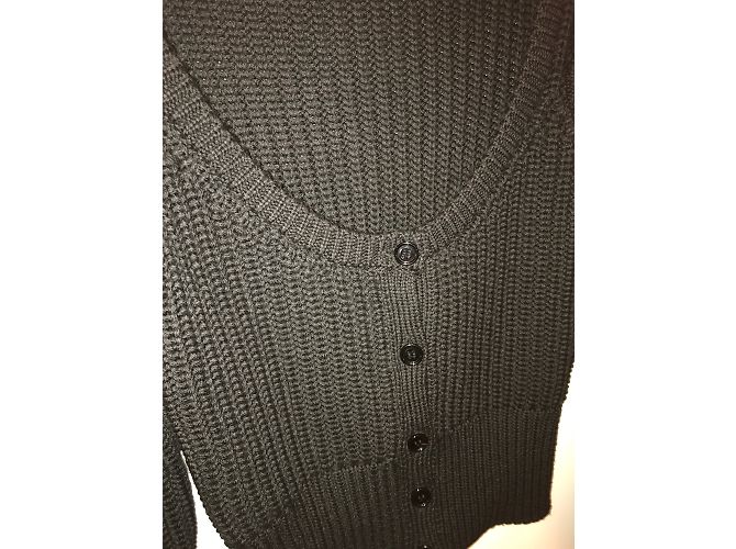 Cardigan Prada de lã preta Preto - vista 3