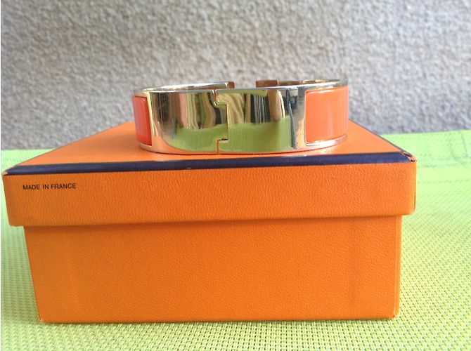 Hermès Pulsera CLIC H Naranja - vista 3