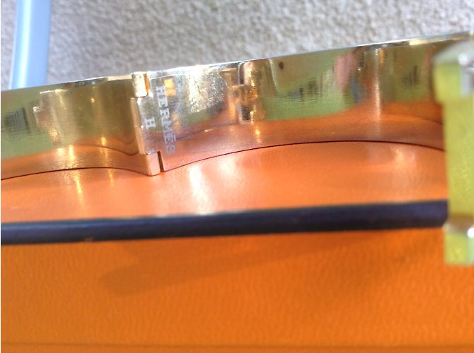 Hermès Pulsera CLIC H Naranja - vista 4