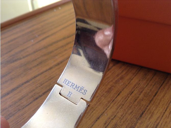 Hermès Pulsera CLIC H Naranja - vista 8