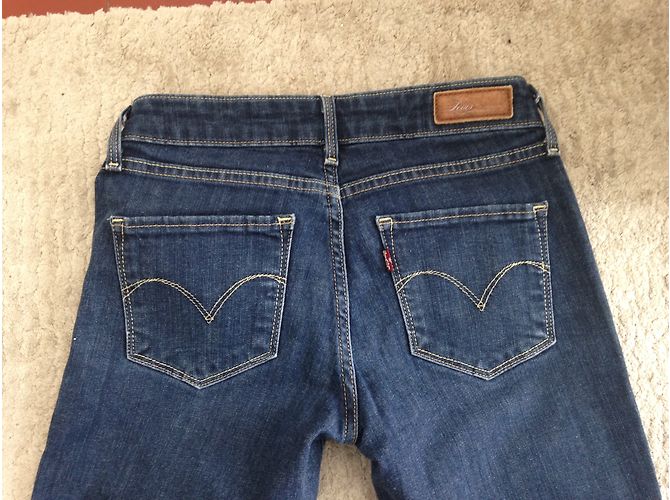 Vaqueros skinny Levi's en denim azul - vista 3