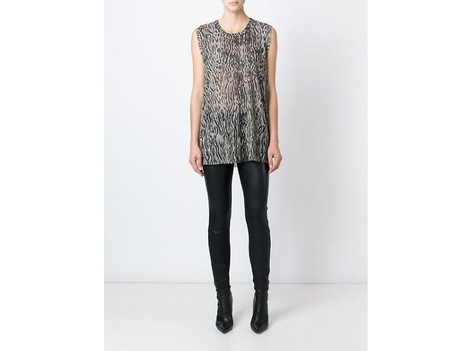 Haider Ackermann Top sin mangas estampado de leopardo - vista 3