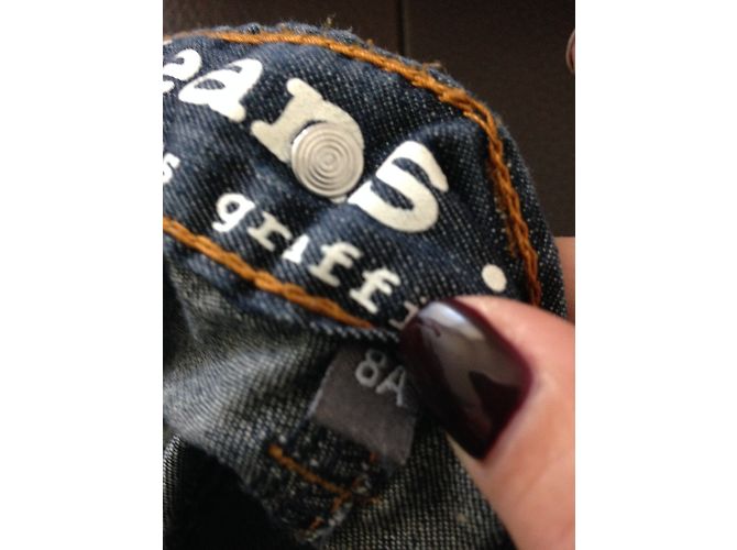 Autre Marque Jeans.Dept by kid's graffiti Bleu - vue 4