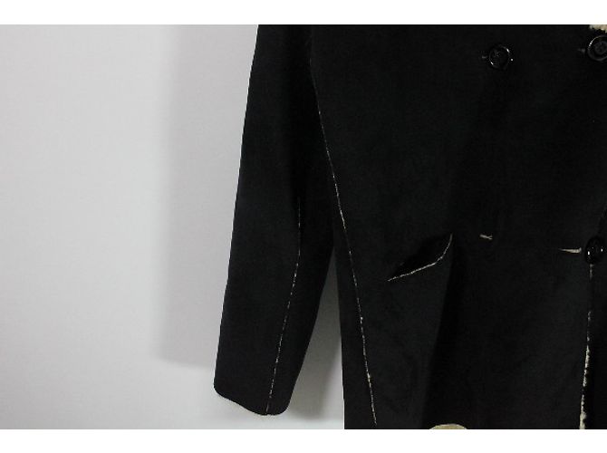 Chaqueta reversible de doble botonadura negra Swildens Negro - vista 4