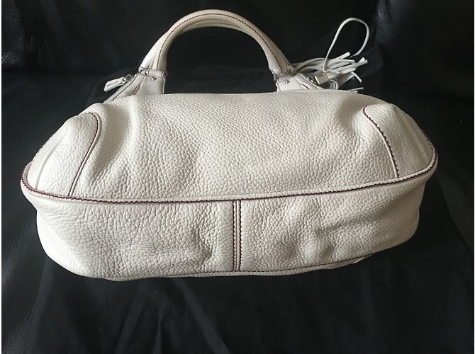 Borsa Chanel in pelle bianca Bianco - vista 4
