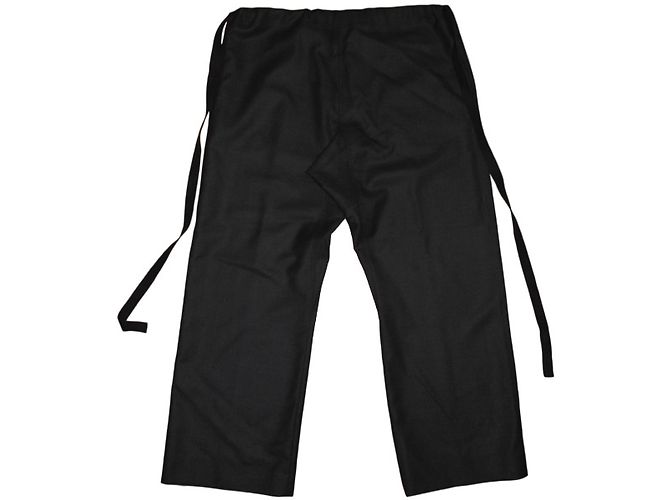Marni Hose aus Wolle schwarz weit geschnitten 38FR - Ansicht 2