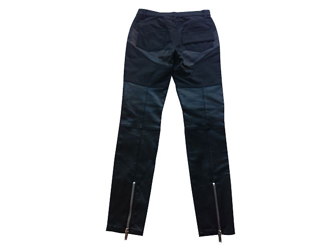 Givenchy Lederhose, Größe fr36 Schwarz - Ansicht 2