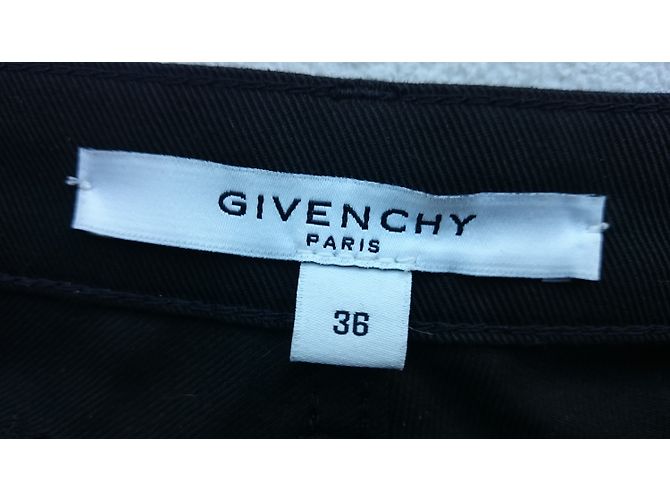 Givenchy Lederhose, Größe fr36 Schwarz - Ansicht 7