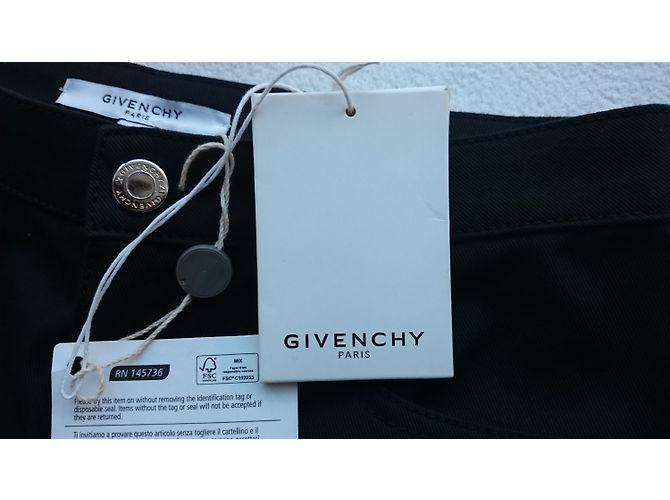 Givenchy Lederhose, Größe fr36 Schwarz - Ansicht 8