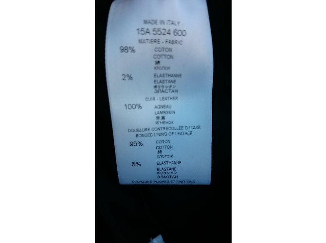 Givenchy Lederhose, Größe fr36 Schwarz - Ansicht 9