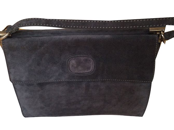Borsa a spalla Roger Vivier in scamosciato grigio - vista 2