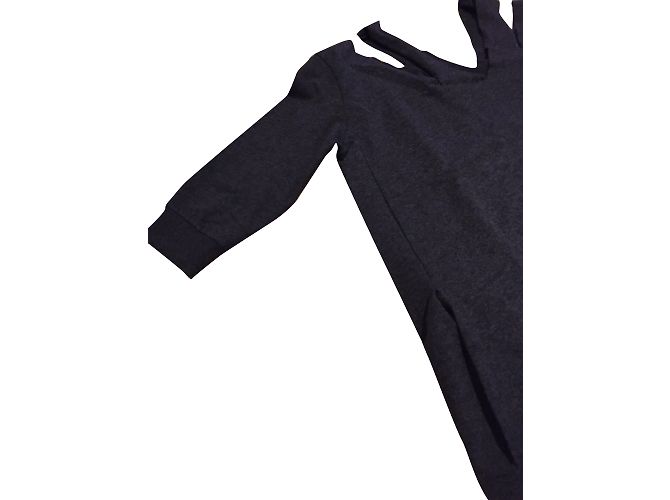 Mm6 Kleid Maison Martin Margiela Anthrazitgrau - Ansicht 2
