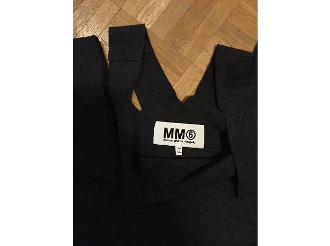 Mm6 Kleid Maison Martin Margiela Anthrazitgrau - Ansicht 3