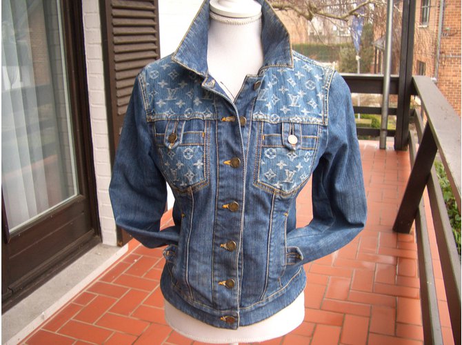 Louis Vuitton Veste Jean Bleu ref.33416 - Joli Closet