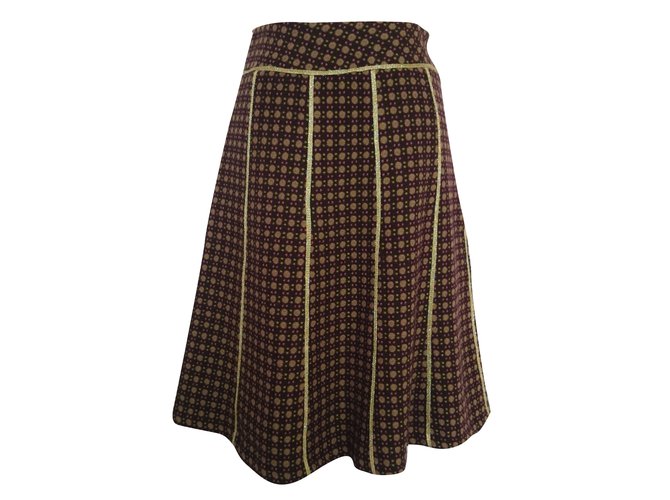 Erotokritos Falda de tweed Burdeos - vista 2