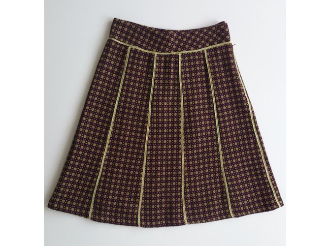 Erotokritos Falda de tweed Burdeos - vista 3