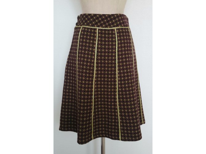Erotokritos Falda de tweed Burdeos - vista 9