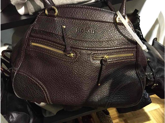 Borsa Hogan in pelle marrone - vista 3