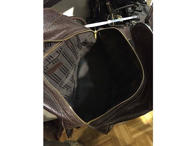 Borsa Hogan in pelle marrone - vista 4
