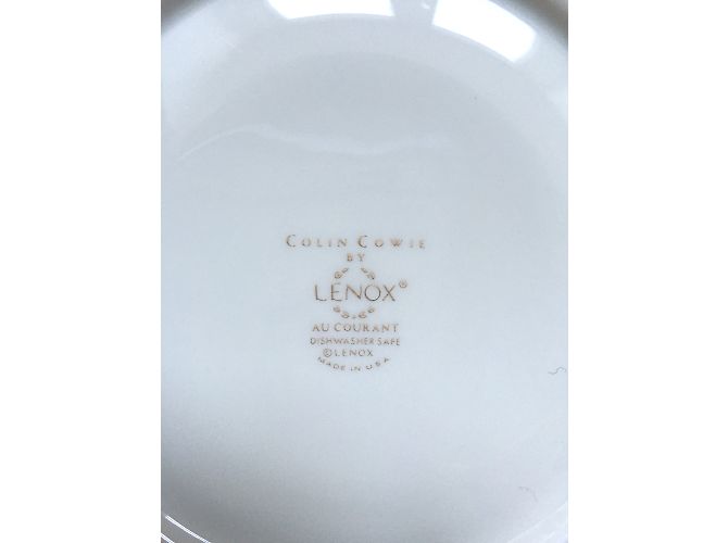 Autre Marque Lenox The Current Colin Cowie Bowl Ivory and Gold Eggshell - view 3