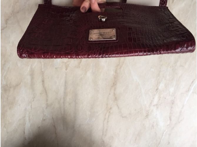 Pochette Nine West Rossa con Stampa Croco Rosso - vista 6