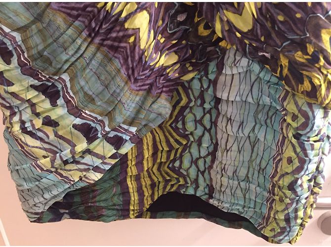 Diane Von Furstenberg Kleid aus schwarzer Seide - Ansicht 10