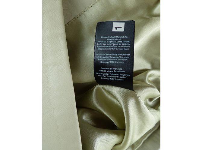 Ikks Biker-Jacke aus Lammleder Eggshell XL Aus weiß - Ansicht 6