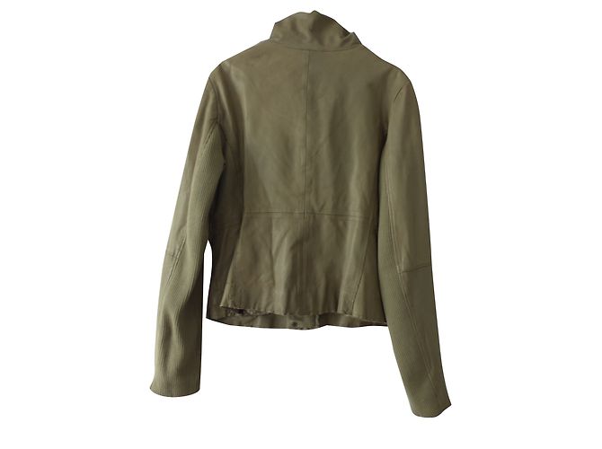 Ikks Lammleder Bikerjacke Braun XL - Ansicht 2