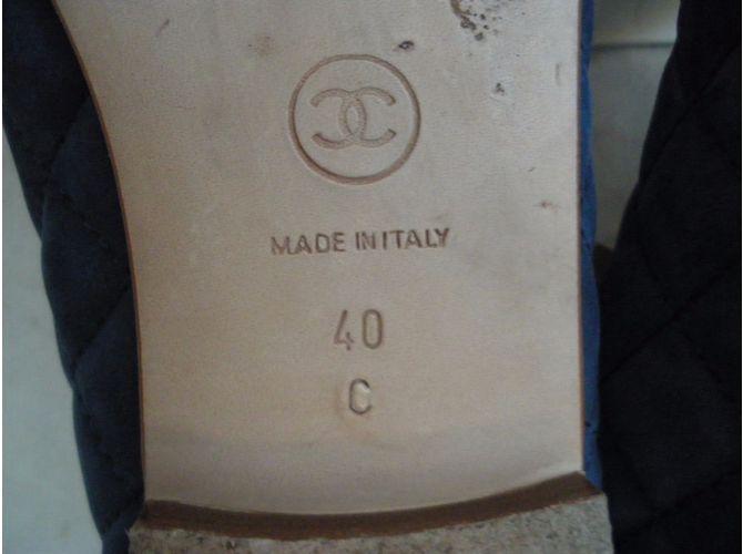 Chanel Ballerine Blu - vista 10