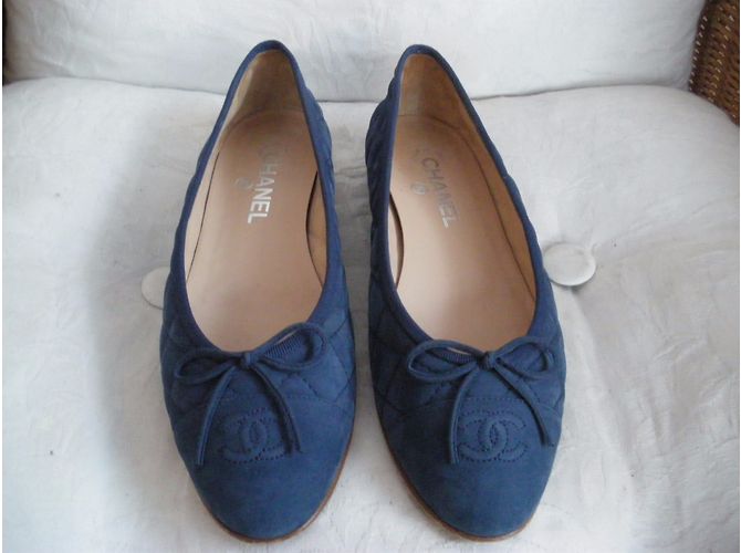 Chanel Ballerine Blu - vista 4