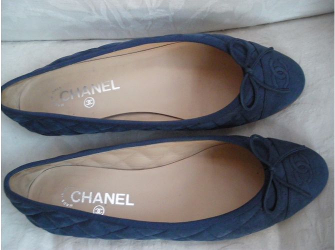Chanel Ballerine Blu - vista 6