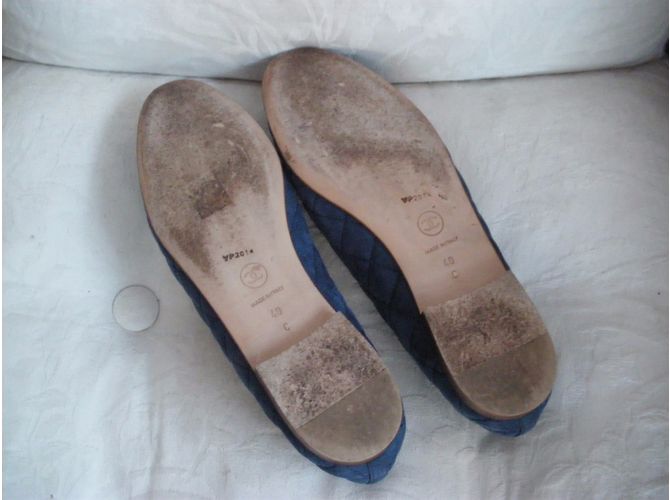 Chanel Ballerine Blu - vista 8
