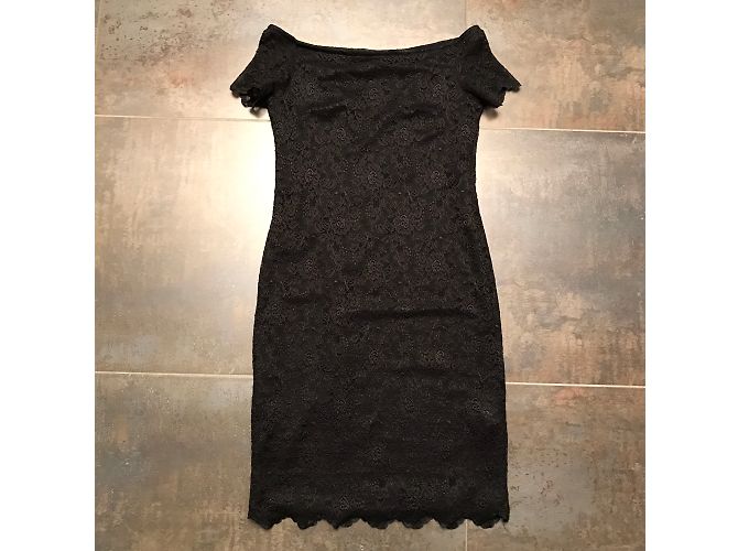Liu.Jo Kleid aus schwarzer Stretch-Spitze - Ansicht 6
