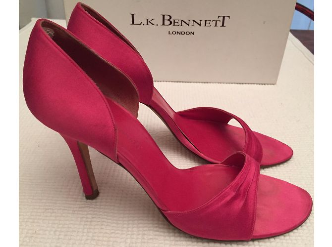 Lk Bennett Fable Pumps aus Satin Fuchsia Größe 38 Pink - Ansicht 10