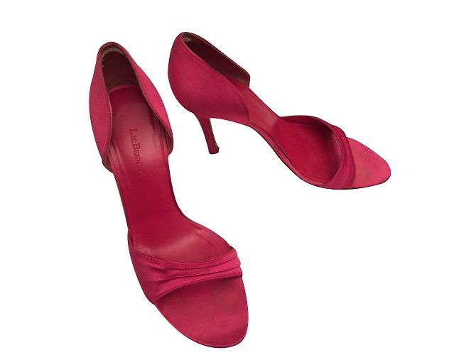Lk Bennett Fable Pumps aus Satin Fuchsia Größe 38 Pink - Ansicht 2